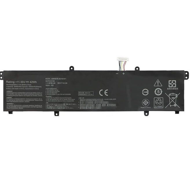 Asus X421 X421JA Laptop Akkumulátor, új, gyárival megegyező minőségű helyettesítő, 3 cellás (3550mAh)