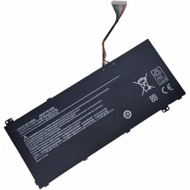 Acer Aspire VX5-591G Laptop Akkumulátor, új, gyárival megegyező minőségű helyettesítő, 3 cellás (4465mAh)