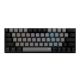 White Shark WAKIZASHI 2 szürke/fekete angol kiosztású mechanikus gamer billentyűzet, kék kapcsolók (GK-002722V2/G-B/BL-US)