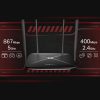 Mercusys AC1300 Wi-Fi router, vezeték nélküli kétsávos gigabites (AC12G)
