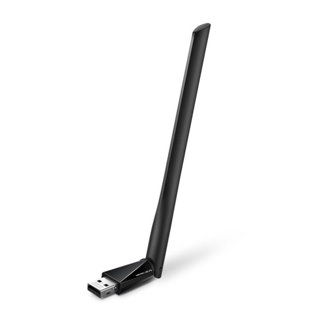 Mercusys AC1300 Wi-Fi Adapter, nagy teljesítményű vezeték nélküli, kétsávos USB-adapter (MA30H)