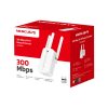 MERCUSYS 300 Mbps Wi-Fi jel erősítő hatótávolság-növelő (MW300RE)