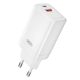 XIAOMI-hoz 65W GaN 2 USB portos Gyorstöltő (2db foglalattal: USB-A és USB-C)