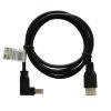 SAVIO CL-04 v1.4 nagysebességű HDMI kábel, derékszögű, 1.5m (SAVIO CL-04)