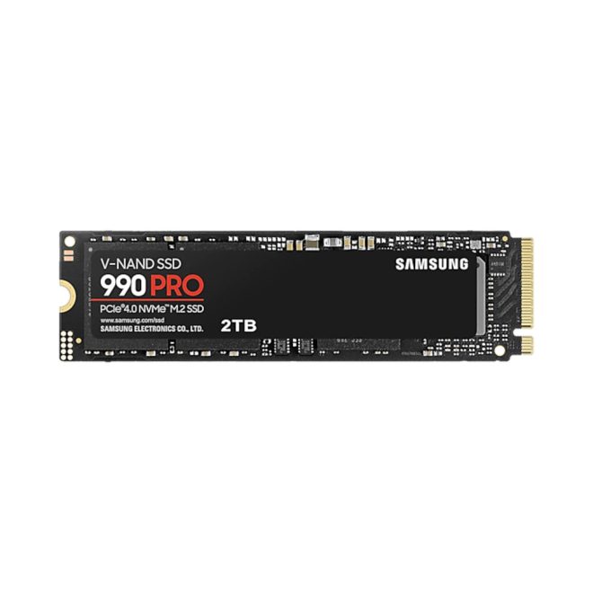Samsung 990 PRO 2TB M.2 NVMe PCIe SSD meghajtó, (MZ-V9P2T0BW) (2280)