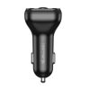 Szivargyújtós Autós FM Transmitter 2xUSB 3.1A telefon gyors töltővel, MP3 lejátszás (Jellico - FM1)
