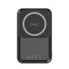 Forever Apple iPhone Power Bank MagSafe 10000mAh mágneses indukciós gyors töltővel, USB-C kábellel tölthető fel, fekete (MATB-100)