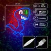 JURASSIC BABY DINO LED neon lámpa, falra akasztható világítás, USB csatlakozóval