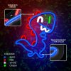 JURASSIC BABY DINO LED neon lámpa, falra akasztható világítás, USB csatlakozóval