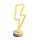 Villám alakú LED neon asztali lámpa, USB csatlakozóval