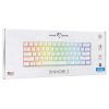 White Shark SHINOBI-2 RGB világítós angol kiosztású MECHANKIUS fehér gamer billentyűzet, kék kapcsolós (GK-004221W/BL-US)