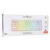 White Shark SHINOBI-2 RGB világítós angol kiosztású MECHANKIUS fehér gamer billentyűzet, piros kapcsolós (GK-004211W/R-US)