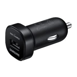   Samsung Gyári 18W-os autós, szivargyújtós telefon és tablet gyorstöltő USB porttal, fekete (EP-LN930)