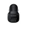 Samsung Gyári 18W-os autós, szivargyújtós telefon és tablet gyorstöltő USB porttal, fekete (EP-LN930)
