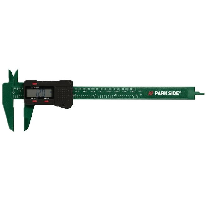 PARKSIDE® Digitális tolómérő mélységmérővel 0-150 mm, felbontás 0,1mm, CR2032 3V-os elmmel
