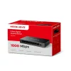 Mercusys 8 portos gigabites 1000Mbps, switch hálózati elosztó, fémházas asztali (MS108GS)