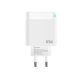 Univerzális 65W GaN Telefon és Tablet Gyorstöltő 3 USB portos, 2xUSB-C (Type-C) és 1xUSB