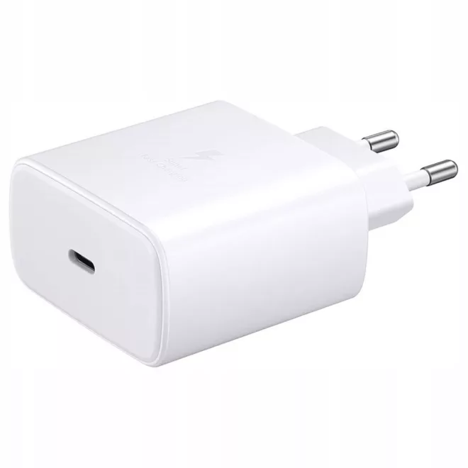 Samsung 45W Gyári Gyorstöltő USB-C Fehér (EP-TA845, GP-PTU020SOFWQ)