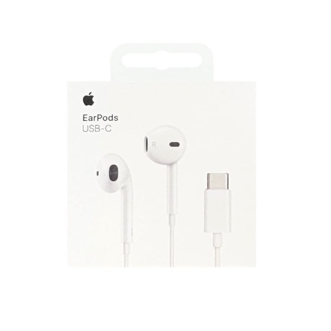 Apple Gyári dobozos EarPods fülhallgató, vezetékes USB-C, fehér (MYQY3ZM/A)