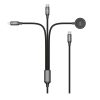 3in1 1,2m Lightning, USB-C és Apple Watch mágneses indukciós töltő kábel (JELLICO - B25)