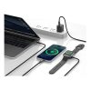 3in1 1,2m Lightning, USB-C és Apple Watch mágneses indukciós töltő kábel (JELLICO - B25)