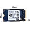Samsung 256GB PCI-E NVMe M.2 SSD meghajtó, (2242) (MZAL4256HBJD-00BL2) (PM9B1)