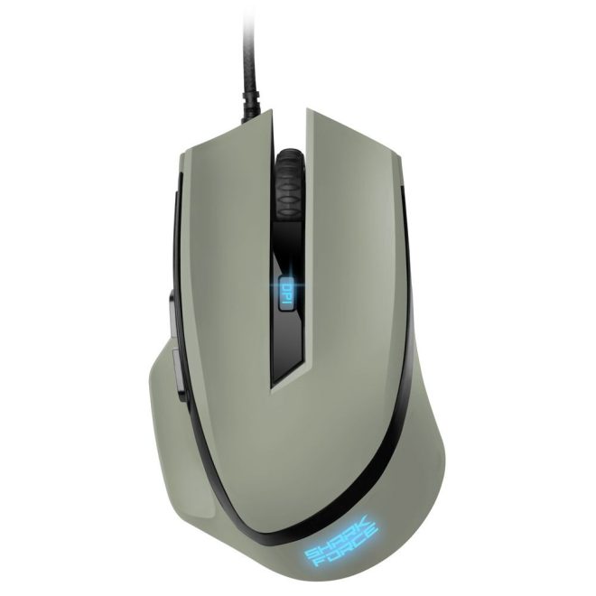 Sharkoon Shark Force II vezetékes LED megvilágítás gamer egér, 4200DPI