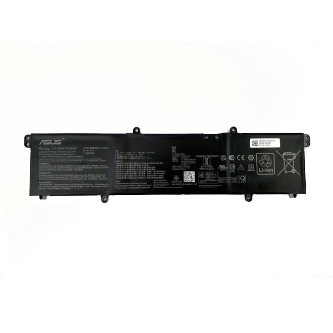 Asus ExpertBook B1500CEAE Laptop Akkumulátor, gyári új, 4 cellás (3550mAh)