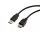 80cm-es USB hosszabbító kábel male/female (Apa/Anya) fekete (ROLINE 2.0 Type-A)