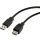 1,8m-es USB hosszabbító kábel male/female (Apa/Anya) fekete (ROLINE 2.0 Type-A)