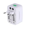 Univerzális világ utazó adapter 3in1 USA/UK/EU utazáshoz, oda vissza átalakít bármiről-bármire