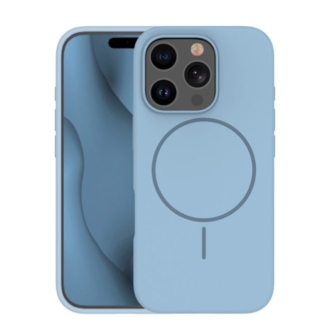 Apple iPhone 15 Pro Max kék TPU MagSafe telefonvédő tok
