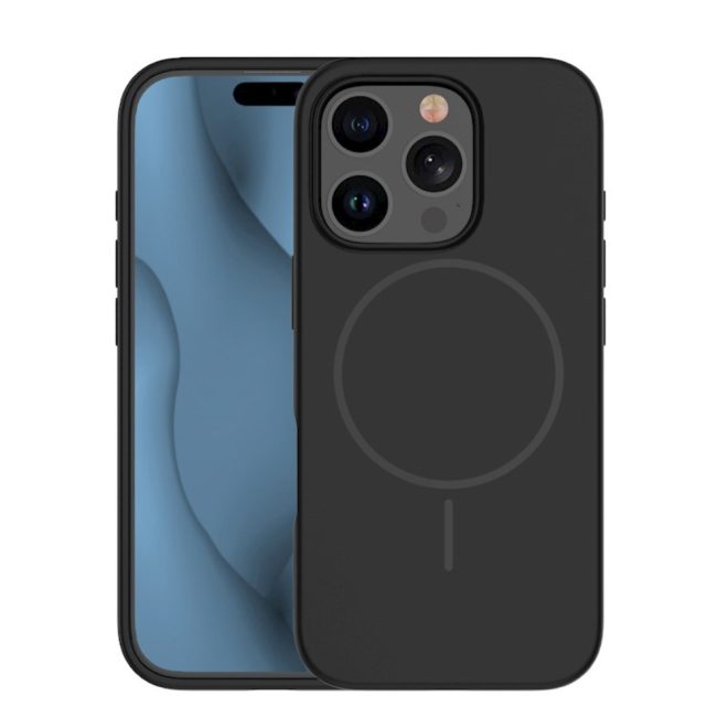 Apple iPhone 14 Pro Max fekete TPU MagSafe telefonvédő tok