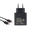 Samsung 45W Gyári Gyorstöltő USB-C Fekete + 1,8m USB-C gyári töltő kábel (EP-T4511XBE)