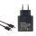 Samsung 45W Gyári Gyorstöltő USB-C Fekete (EP-TA845) + 1m USB-C gyári töltő kábel (EP-DA705)