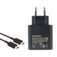 Samsung 45W Gyári Gyorstöltő USB-C Fekete (EP-TA845) + 1m USB-C gyári töltő kábel (EP-DA705)
