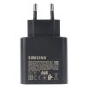 Samsung 45W Gyári Gyorstöltő USB-C Fekete (EP-TA845) + 1m USB-C gyári töltő kábel (EP-DA705)
