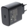 Samsung 45W Gyári Gyorstöltő USB-C Fekete (EP-TA845) + 1m USB-C gyári töltő kábel (EP-DA705)