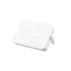 10000 mAh, MagSafe kompatibilis power bank, beépített állvánnyal, fehér (BWOO 20W)