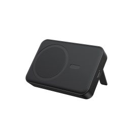   10000 mAh, MagSafe kompatibilis power bank, beépített állvánnyal, fekete (BWOO 20W)