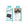 10000 mAh, MagSafe kompatibilis power bank, beépített állvánnyal, fekete (BWOO 20W)