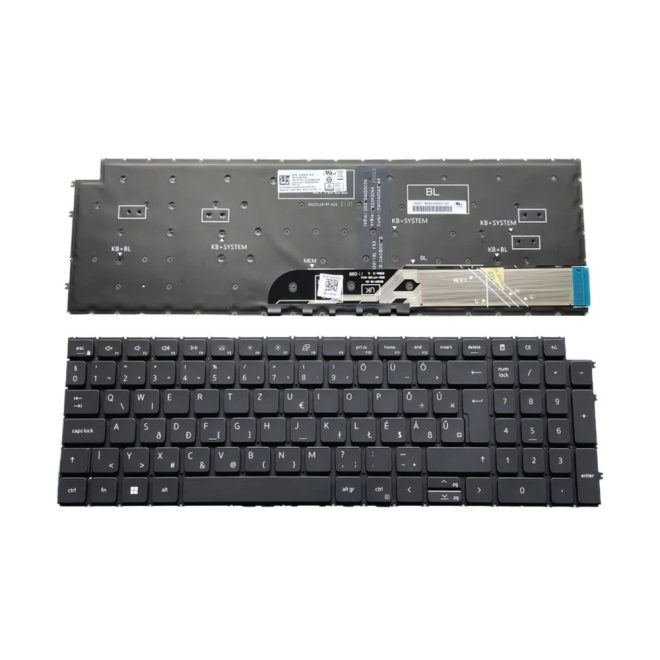 Dell Vostro 5515 fekete magyar Laptop billentyűzet