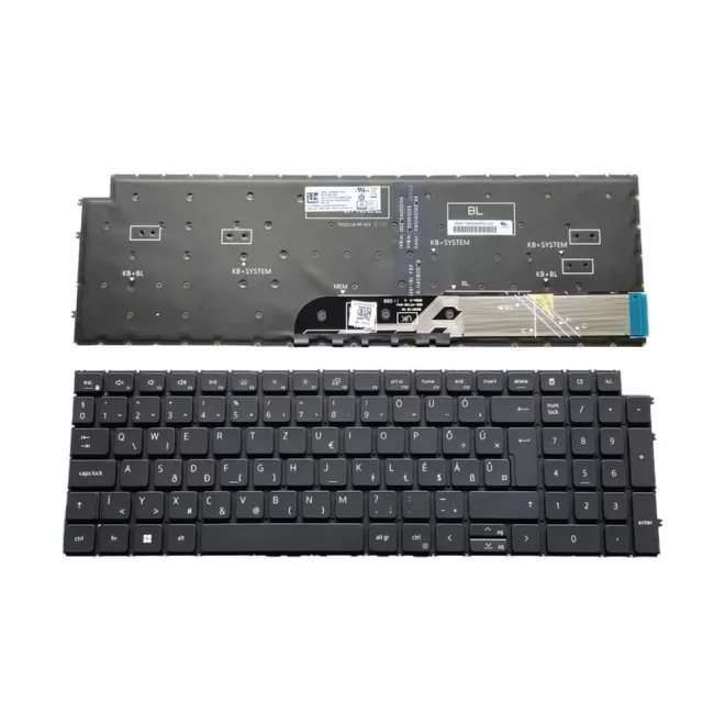 Dell Vostro 5510 fekete magyar Laptop billentyűzet