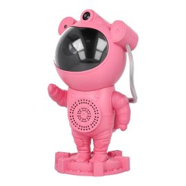   Asztronauta LED projektor beépített BlueTooth Hangszóróval, Rózsaszín (X2502)