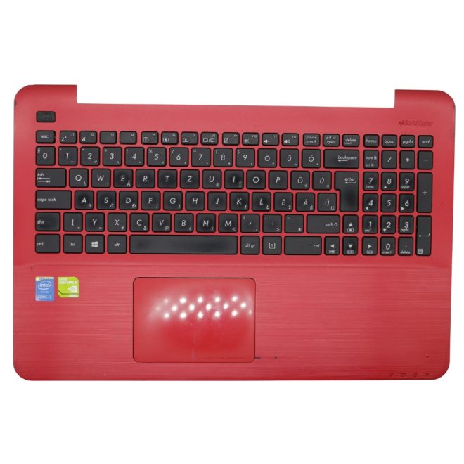 Asus X555 X555LA piros magyar Laptop billentyűzet