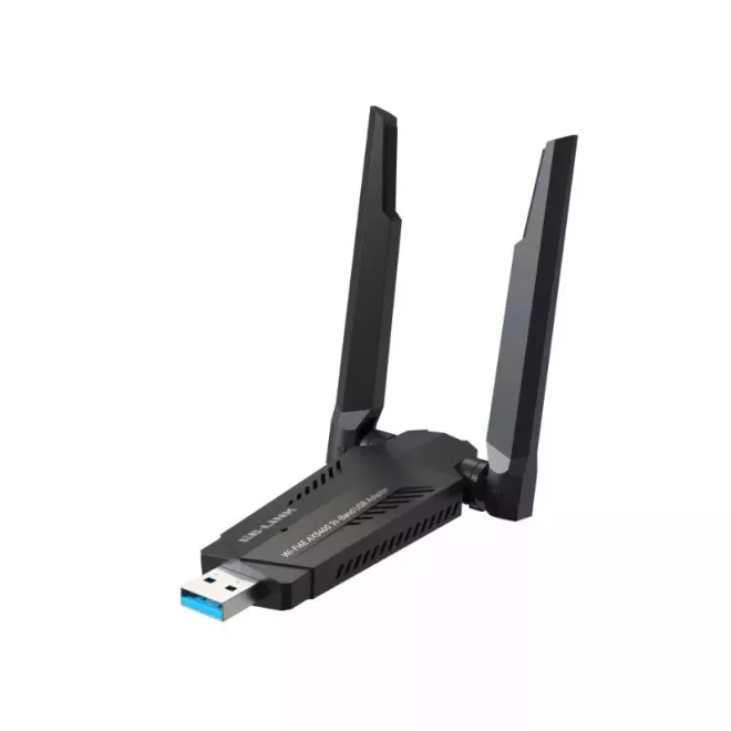 LB-LINK® AX5400M 537/2402MbpsTri-Band High Gain Wi-Fi 6E Wireless USB Adapter (BL-WTN5400E)