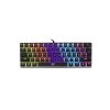 White Shark Ashiko-2 RGB világítós US angol kiosztású 60%-os MECHANIKUS fekete gamer billentyűzet, kék kapcsolók (GK-2202-2B/BL-US)