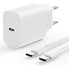 Apple iPhone 15, 16 Gyári 20W Gyors Töltő + 2m Kábel (USB-C to USB-C) (MHJE3ZM/A + MLL82ZM/A)