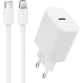   Apple iPhone-hoz, iPad-hez 25W Gyors Töltő + 1m Lightning to USB-C Kábel