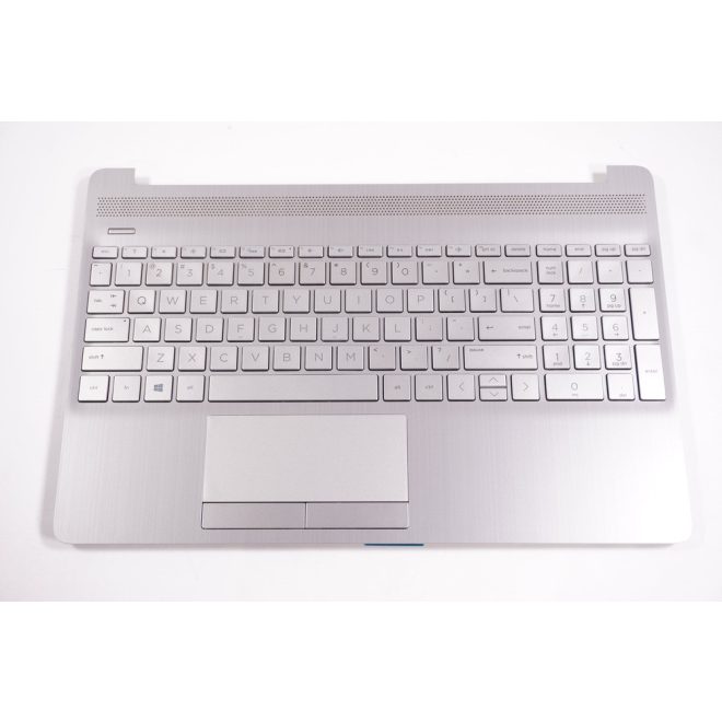 HP 15 15s-du ezüst US angol Laptop billentyűzet